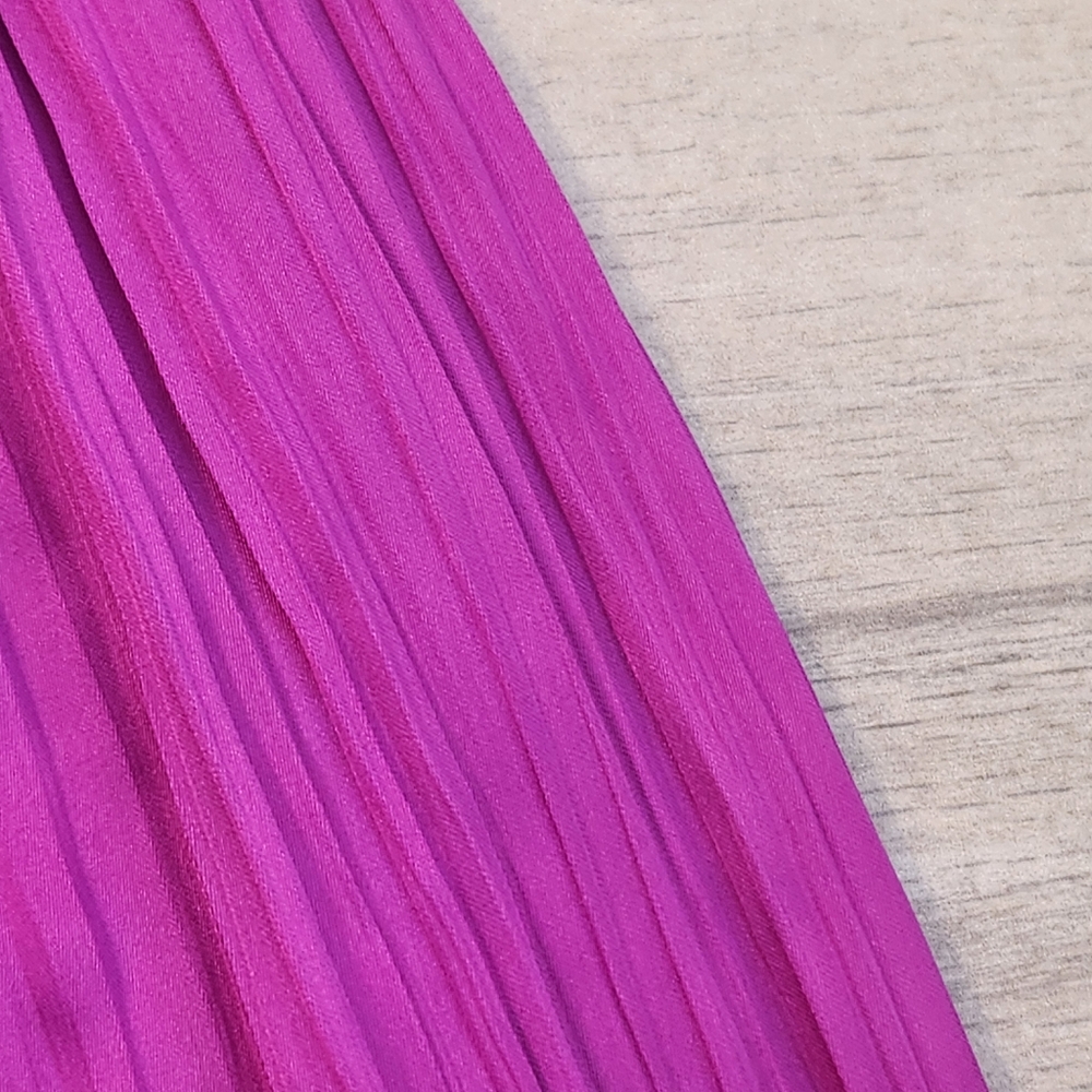 Steve Madden mini dress XS magenta pink Camilea pleated A-line party new $90 - Picture 3 of 15